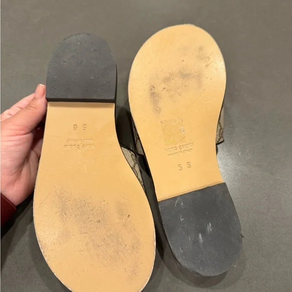 Vintage Boho Repurposed Gucci Slide Sandals - Picture 5 of 5